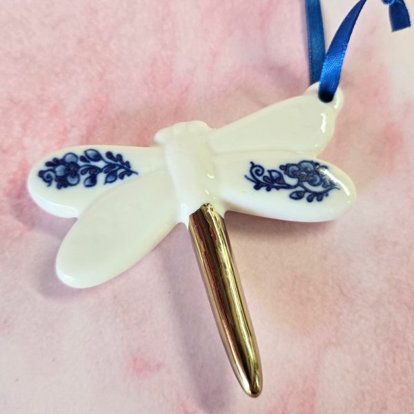 Delft Blauw - Dragonfly Ornament