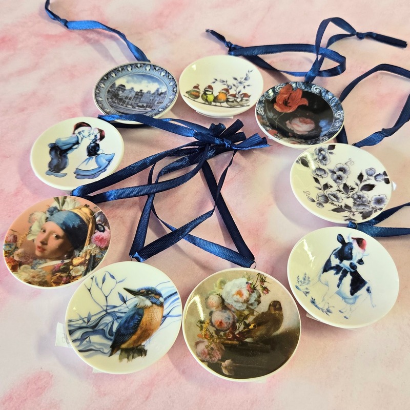 Delft Blauw Mini Plate Ornament